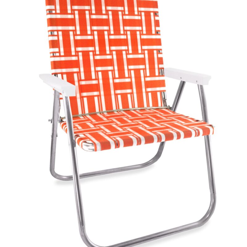 Orange and White Stripe Magnum Chair