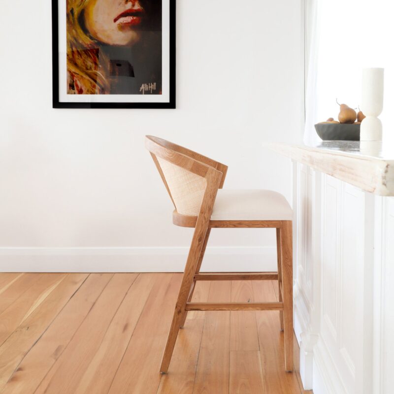 Anka Oak Counter Stool - Image 17