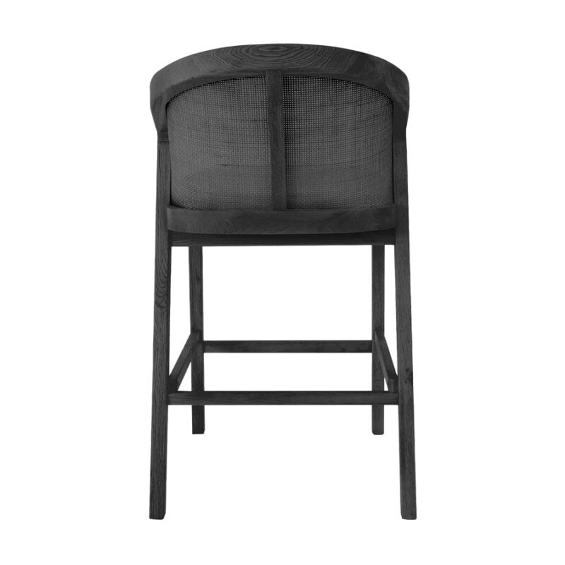 Anka Oak Counter Stool Black - Image 5