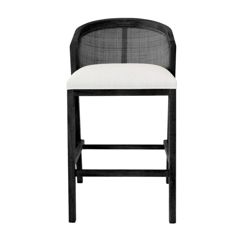 Anka Oak Counter Stool Black - Image 3