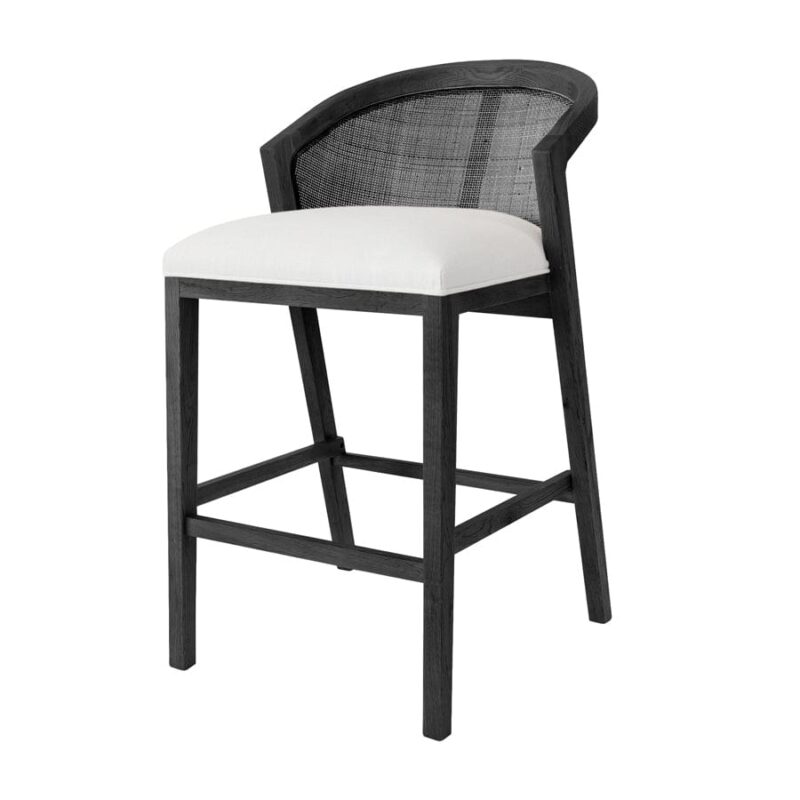 Anka Oak Counter Stool Black