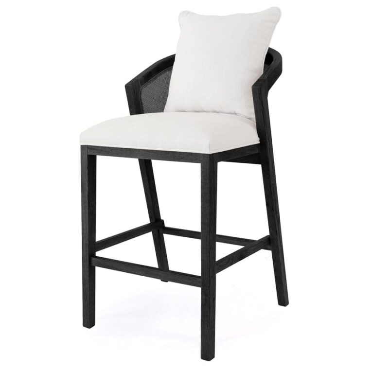 Anka Oak Counter Stool Black - Image 7
