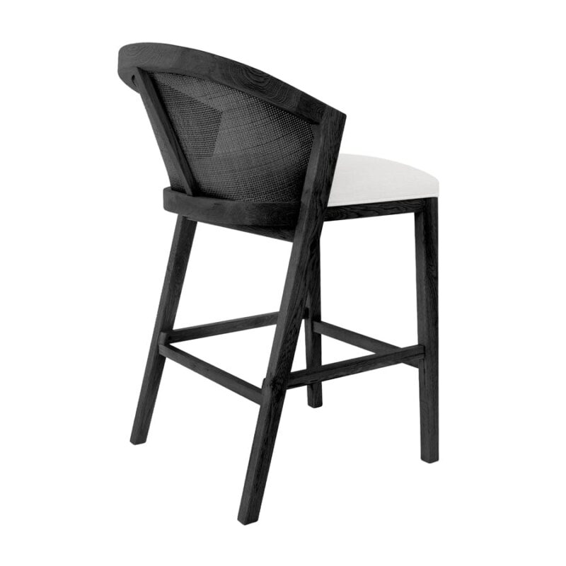 Anka Oak Counter Stool Black - Image 6