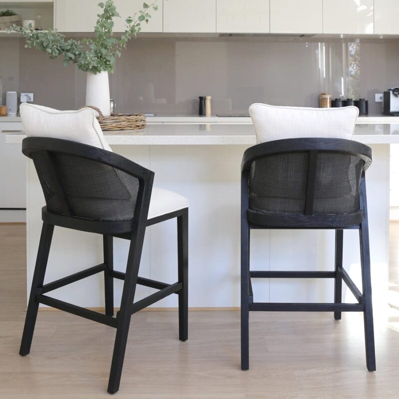 Anka Oak Counter Stool Black - Image 12
