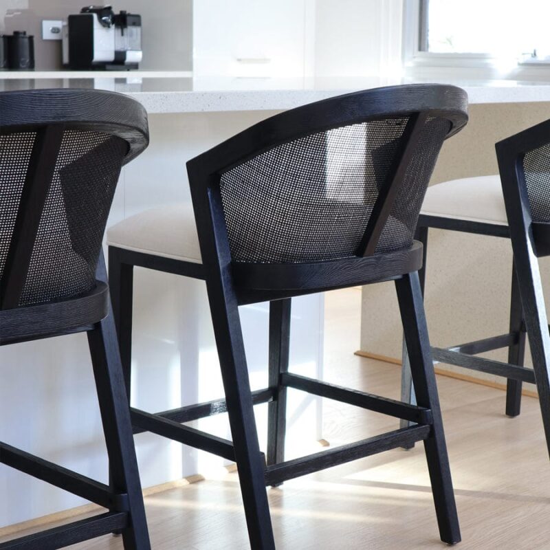 Anka Oak Counter Stool Black - Image 16