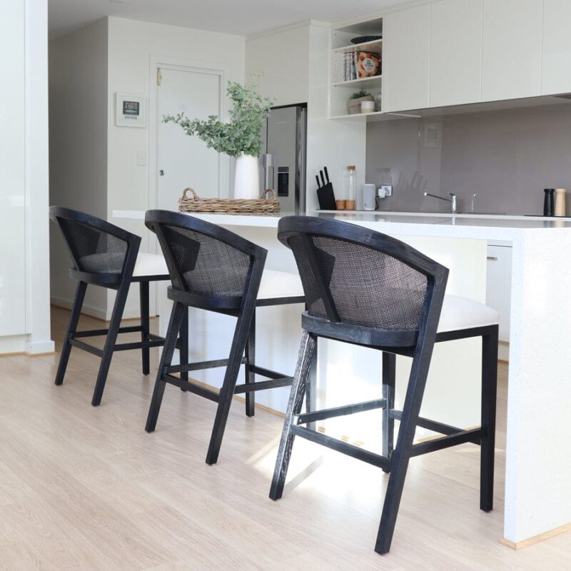 Anka Oak Counter Stool Black - Image 14