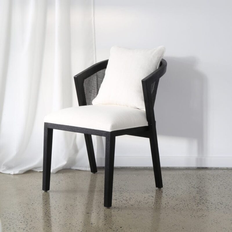 Anka Oak Dining Chair Black - Image 12