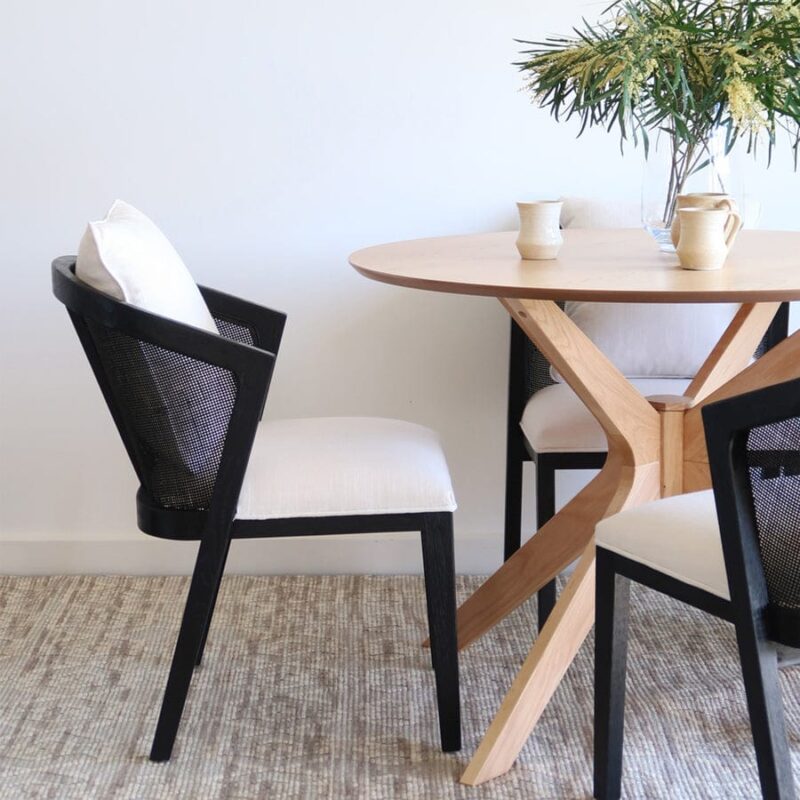 Anka Oak Dining Chair Black - Image 14