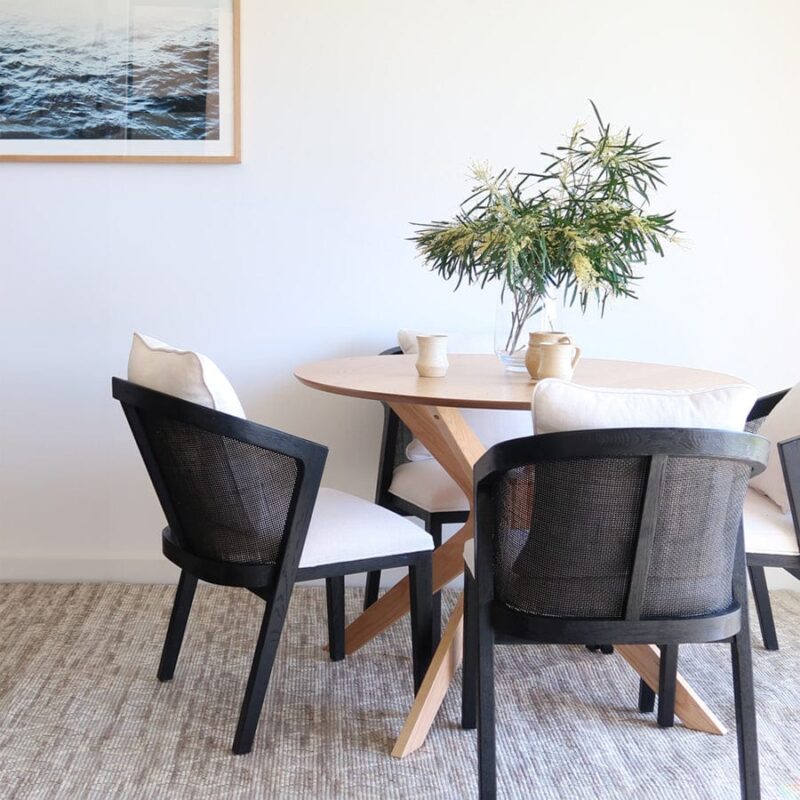 Anka Oak Dining Chair Black - Image 15