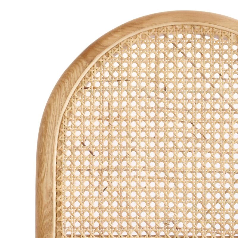 Bungalow Arched Rattan & Oak Dining Chair | Set of 2 - Image 10