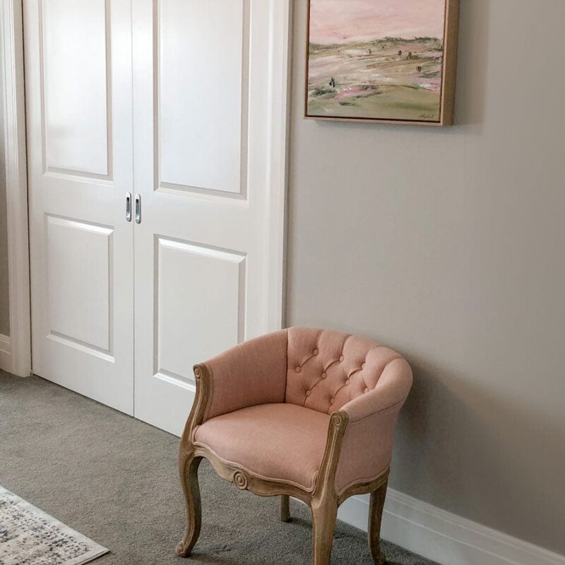 Cabriole Elizabeth Chair Dusty Pink - Image 2