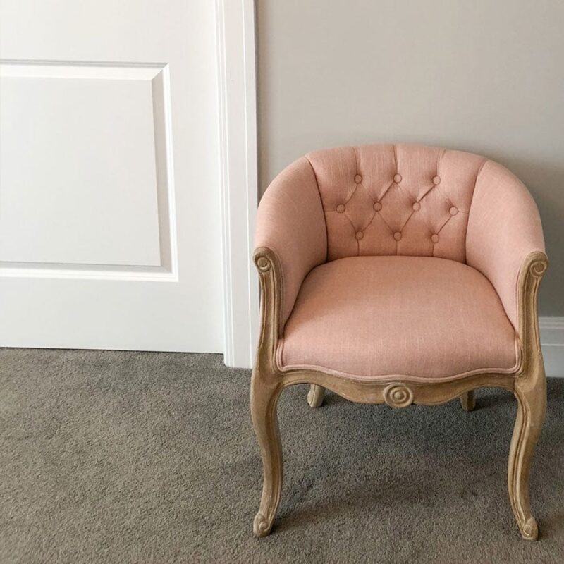 Cabriole Elizabeth Chair Dusty Pink - Image 13