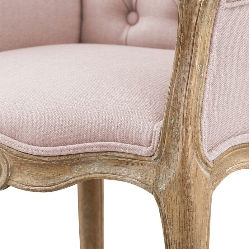 Cabriole Elizabeth Chair Dusty Pink - Image 6