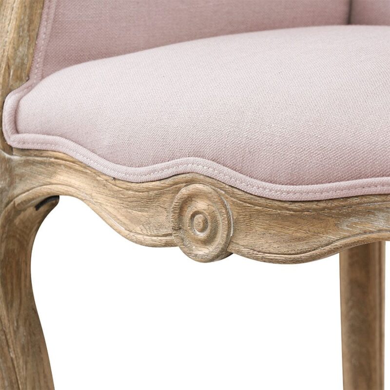 Cabriole Elizabeth Chair Dusty Pink - Image 7