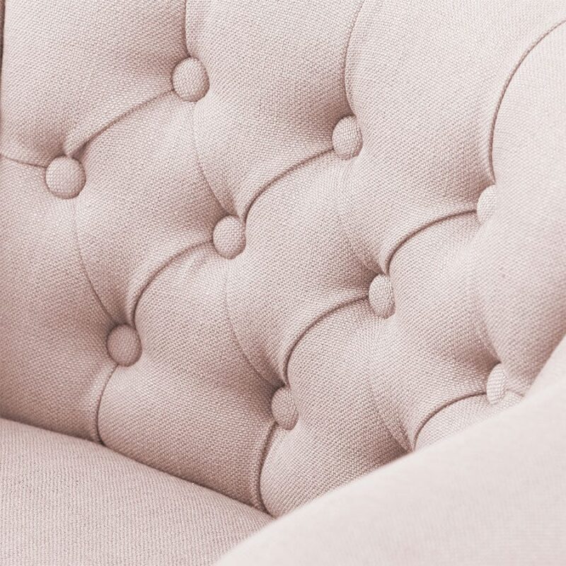 Cabriole Elizabeth Chair Dusty Pink - Image 8