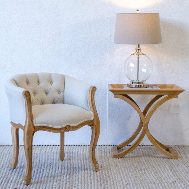 Cabriole Elizabeth Chair Stone - Image 2