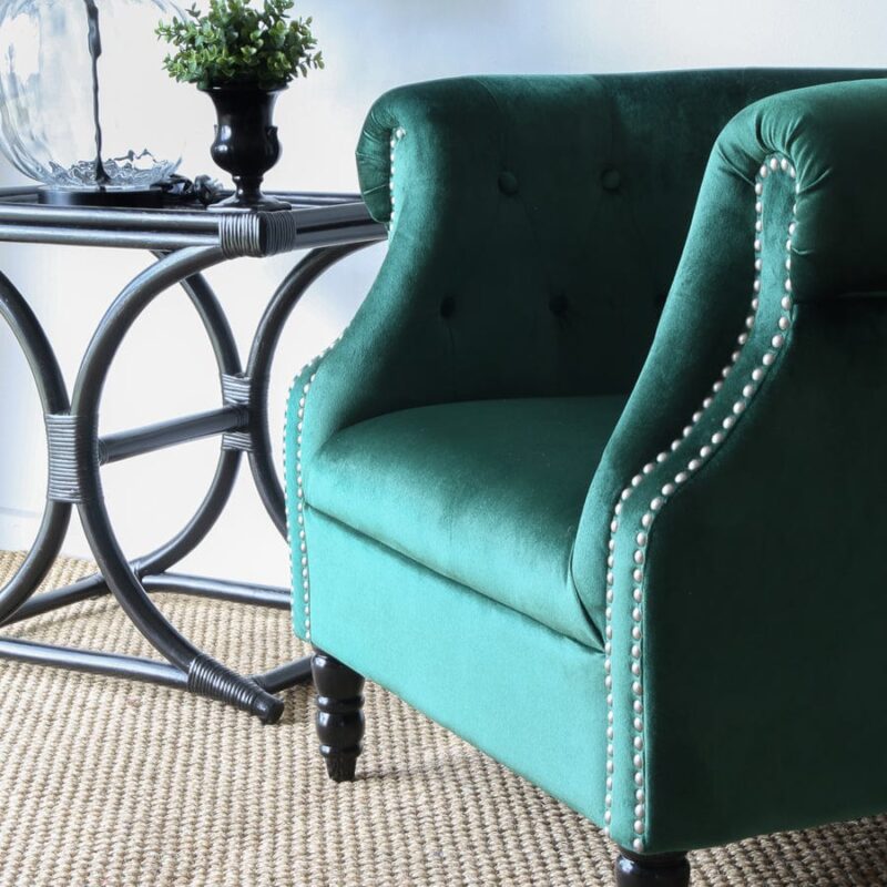 Esther Tub Chair Emerald - Image 8