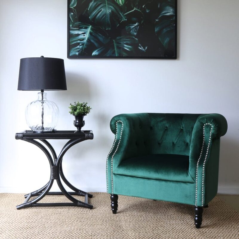 Esther Tub Chair Emerald - Image 2