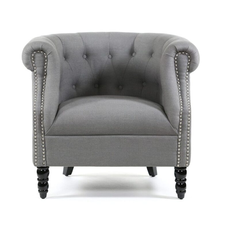 Esther Tub Chair Grey - Image 3