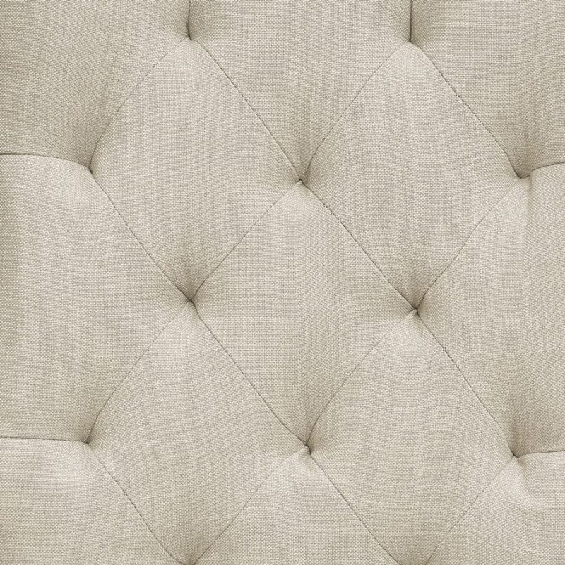 Isla Wingback Rocking Chair Wheat White Legs - Image 8