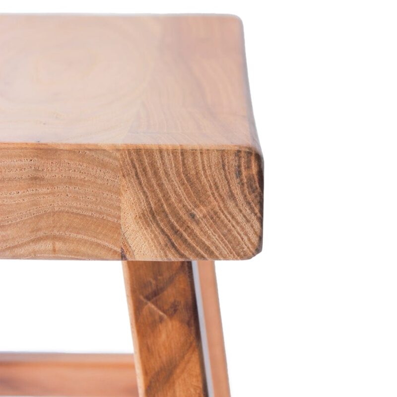 Maggie Solid Elm Counter Stool - Image 5