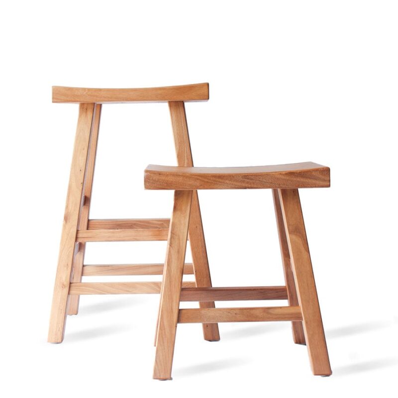 Maggie Solid Elm Counter Stool - Image 7