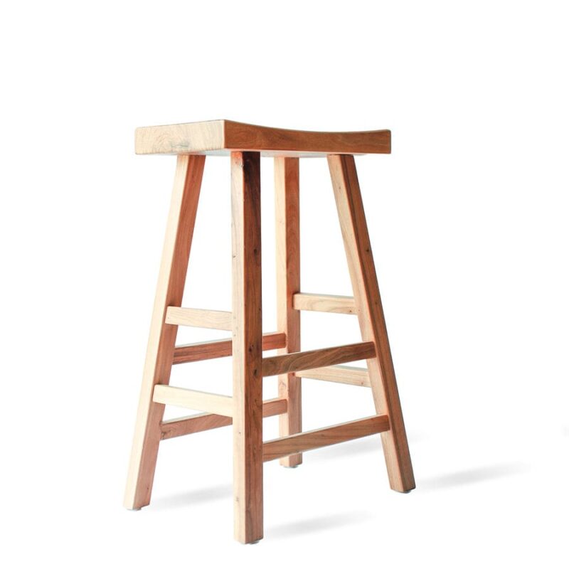 Maggie Solid Elm Counter Stool - Image 3