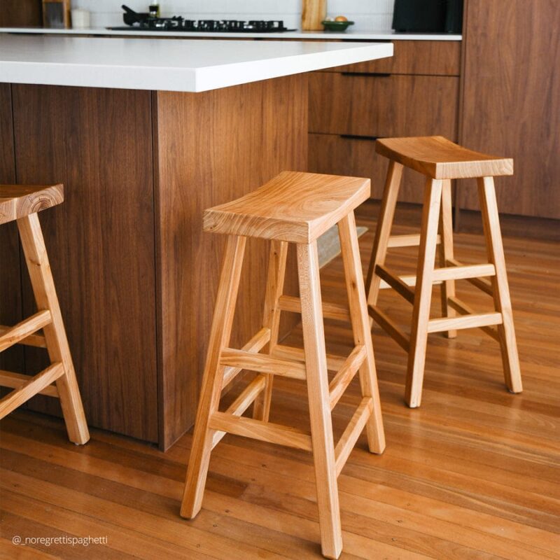 Maggie Solid Elm Counter Stool - Image 13