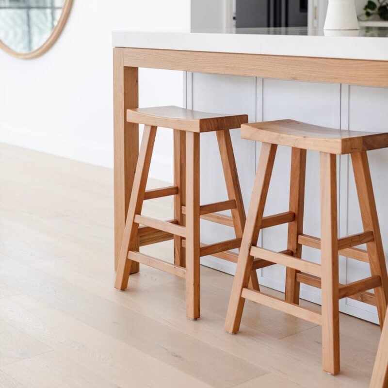 Maggie Solid Elm Counter Stool - Image 2