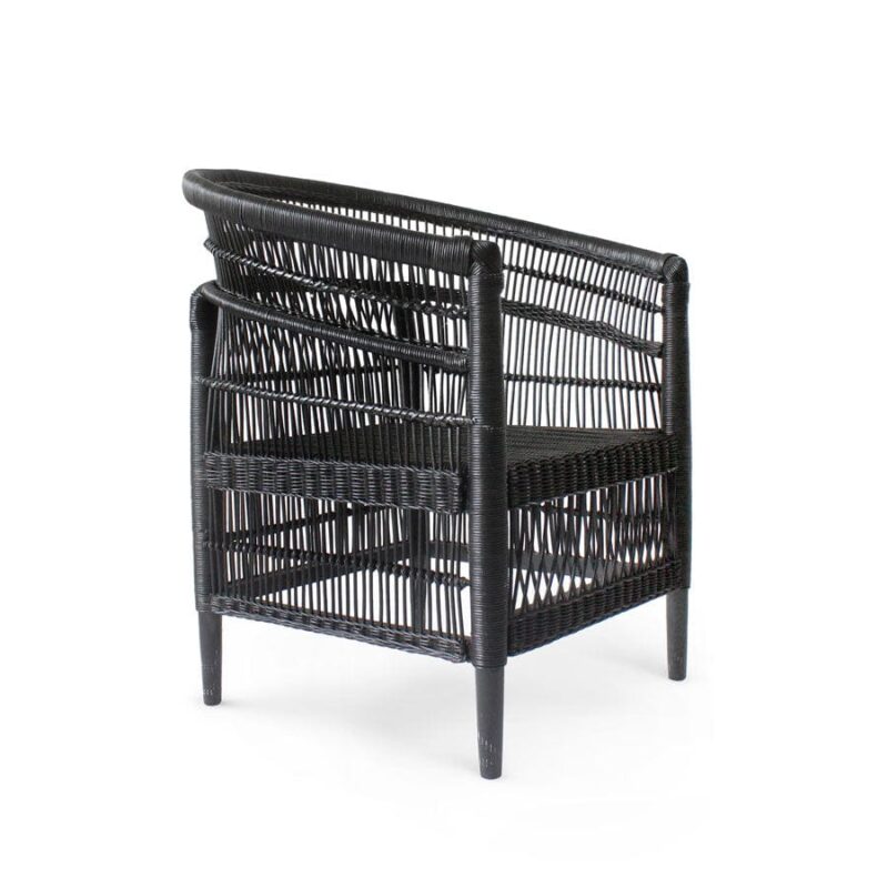Malawi Style Club Chair Black