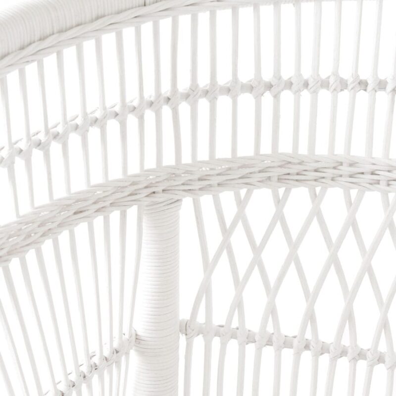Malawi Style Club Chair White - Image 8