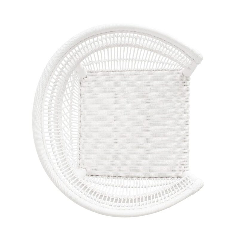 Malawi Style Club Chair White - Image 11