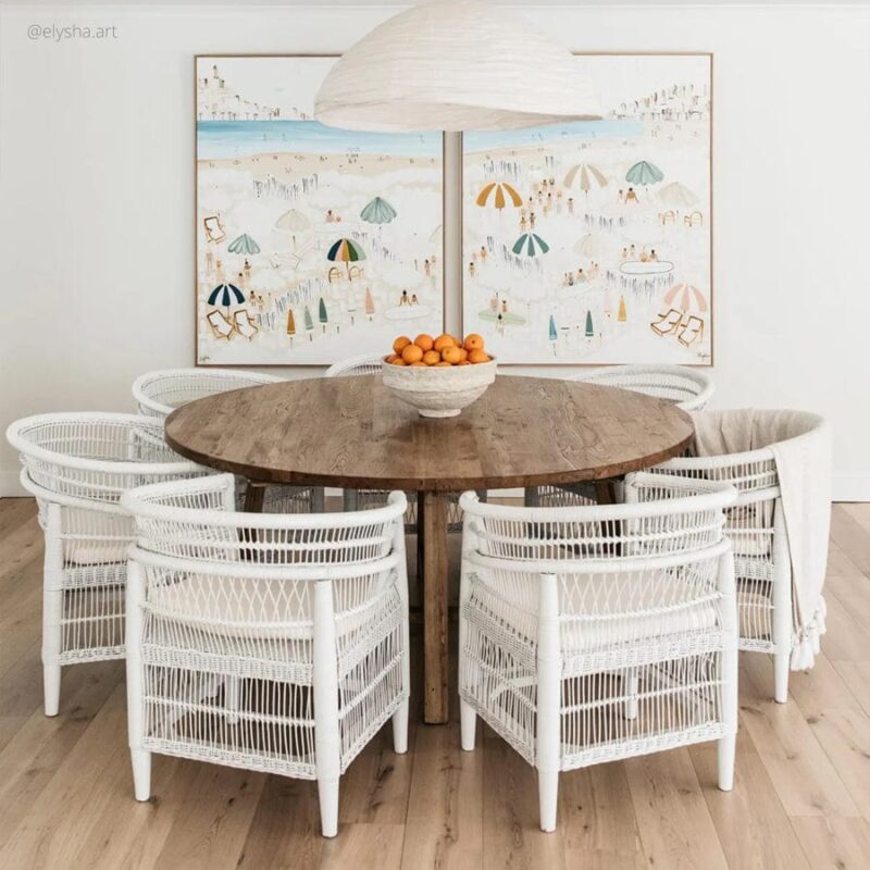 Malawi Style Club Chair White - Image 13