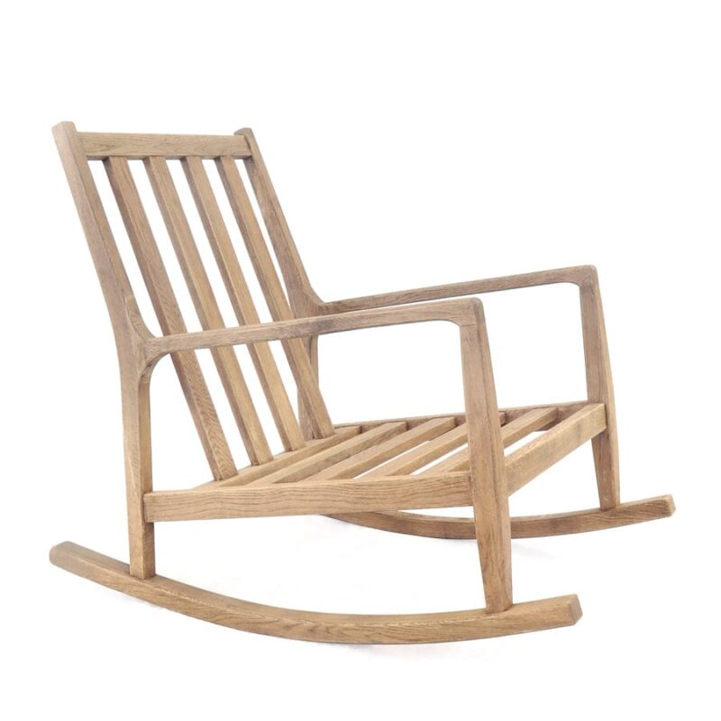 Remi Oak Rocking Chair - Image 6