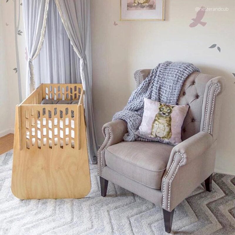 Royale Wingback Arm Chair Grey - Image 8