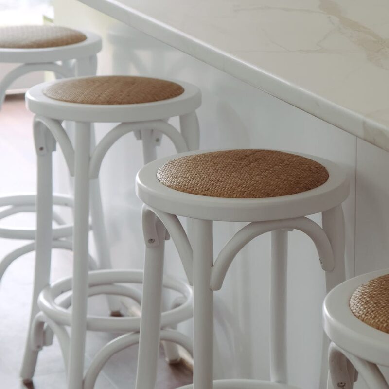 Salsa 2.0 Rattan & Bentwood Counter Stool White - Image 7