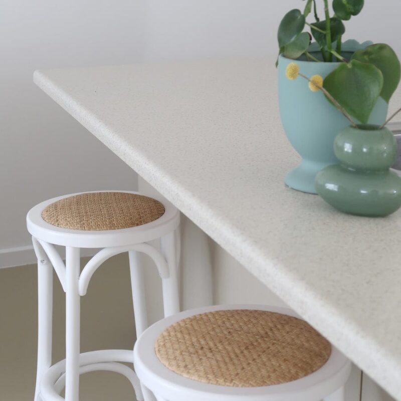 Salsa 2.0 Rattan & Bentwood Counter Stool White - Image 9