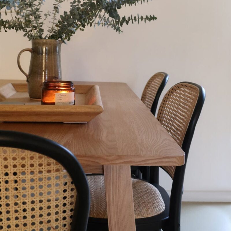 Salsa 2.0 Rattan & Bentwood Dining Chair Black | Set of 2 - Image 11