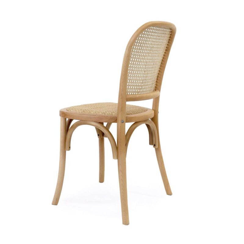 Salsa 2.0 Rattan & Bentwood Dining Chair Natural | Set of 2 - Image 7
