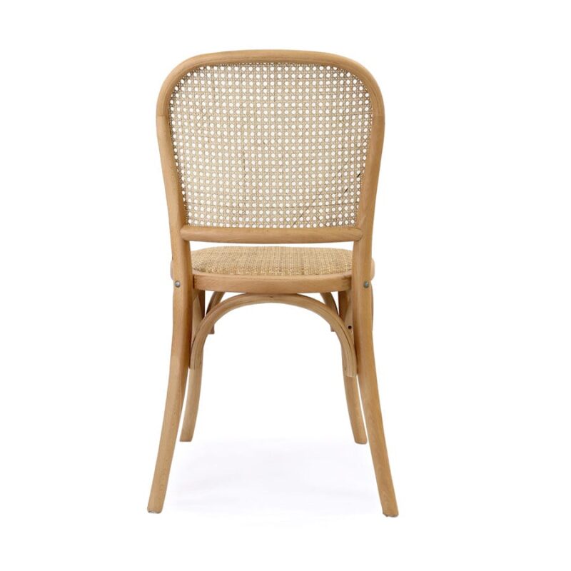 Salsa 2.0 Rattan & Bentwood Dining Chair Natural | Set of 2 - Image 6