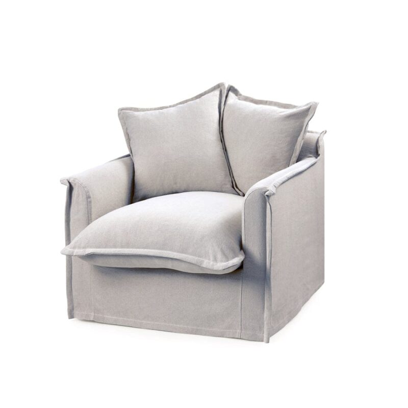 The Cloud Single Seater with Cloudy Grey Slipcover
