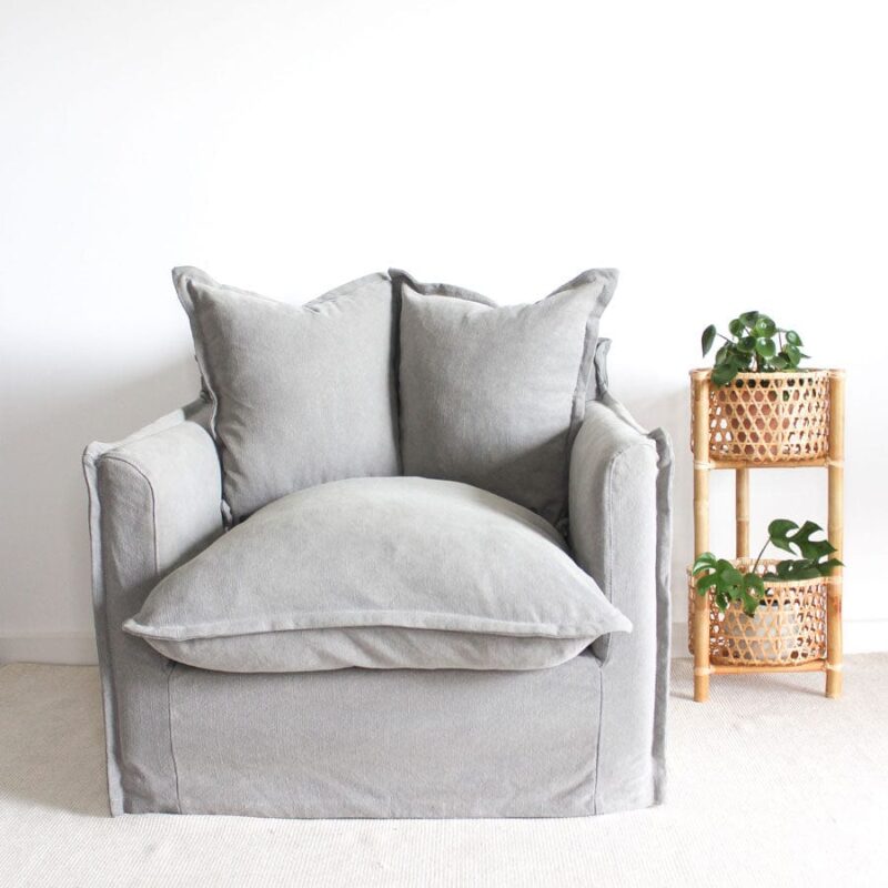 The Cloud Single Seater with Cloudy Grey Slipcover - Image 11