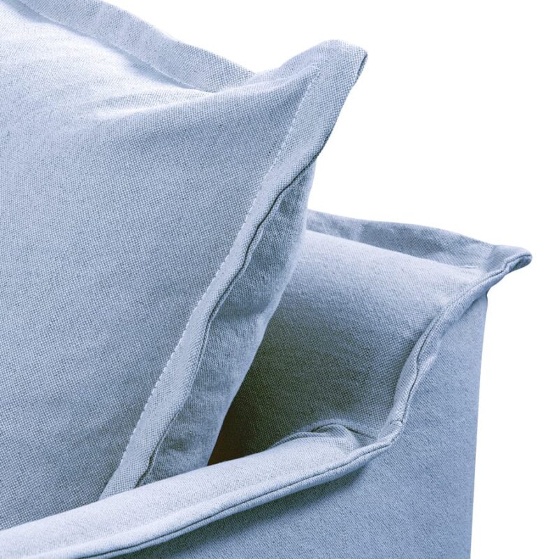 The Cloud Single Seater with Denim Blue Slipcover - Image 7