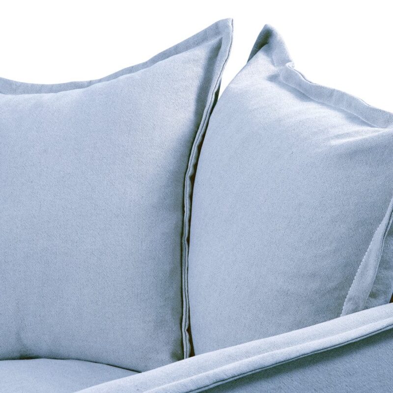 The Cloud Single Seater with Denim Blue Slipcover - Image 6