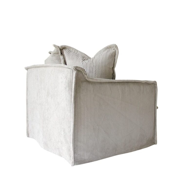 The Cloud Single Seater with Mist Corduroy Slipcover - Image 4