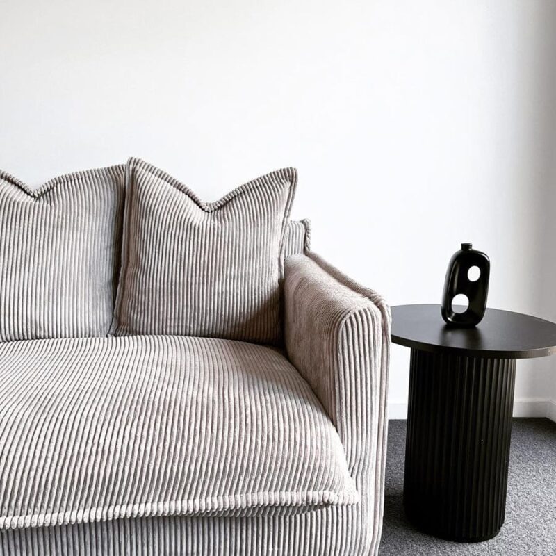 The Cloud Single Seater with Mist Corduroy Slipcover - Image 16