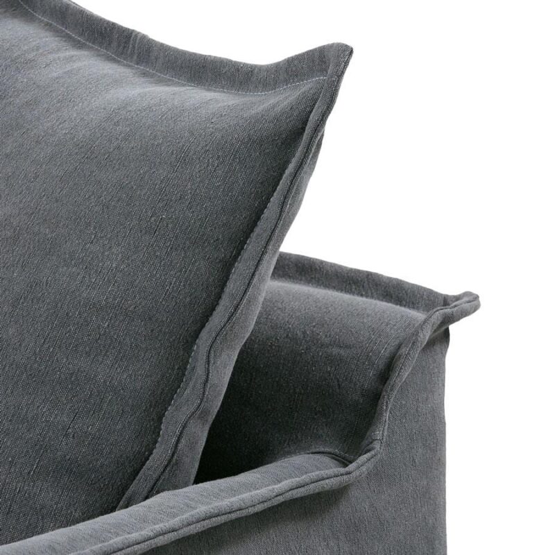 The Cloud Single Seater with Slate Slipcover - Image 5